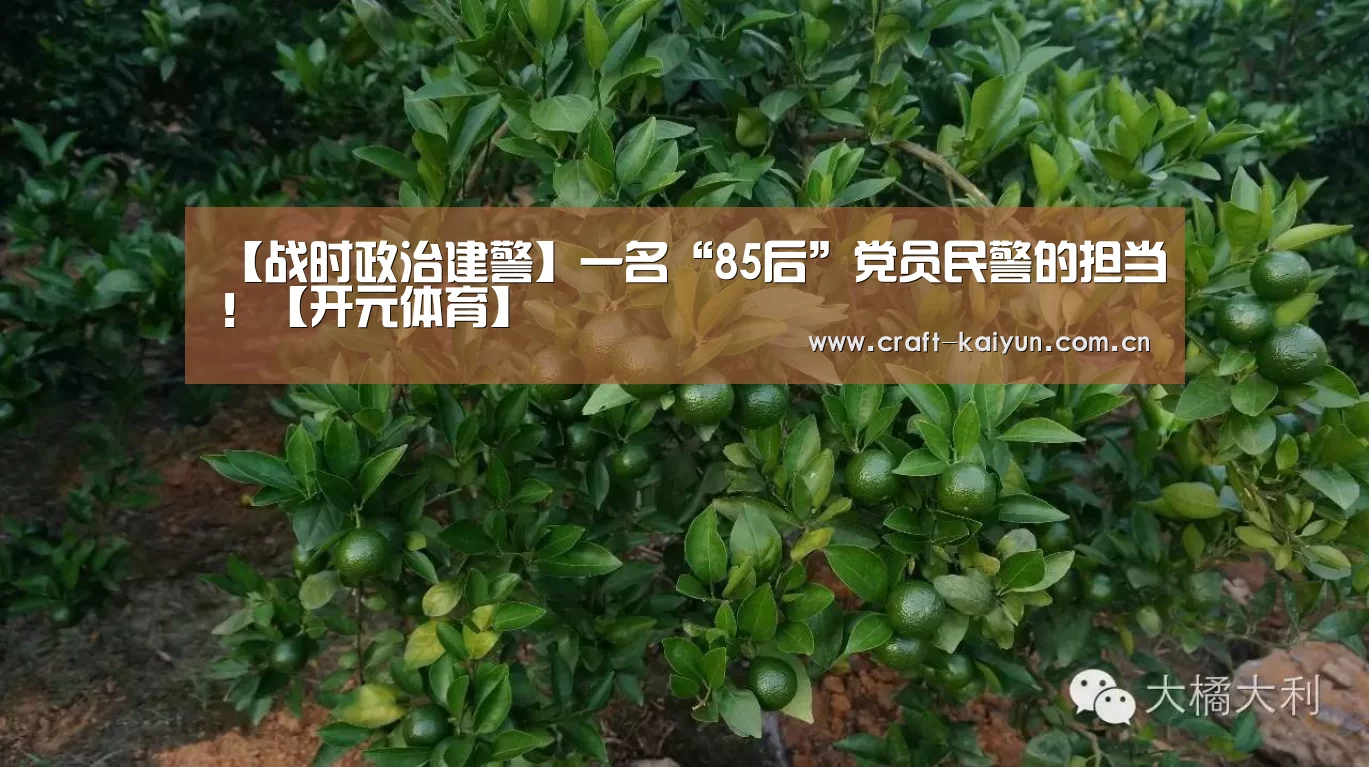 【战时政治建警】一名“85后”党员民警的担当!【开元体育】(图1) 开云官网