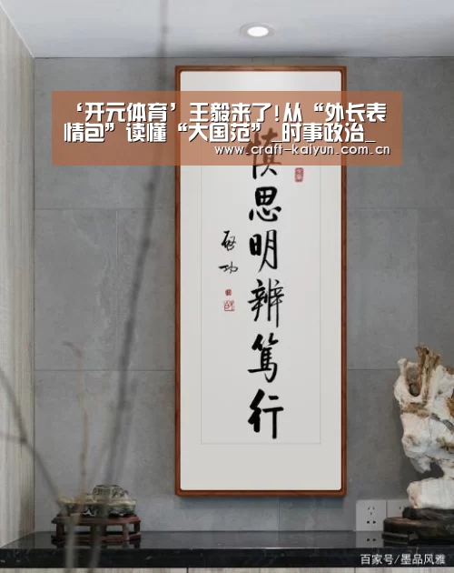 ‘开元体育’王毅来了!从“外长表情包”读懂“大国范”_时事政治_中公教育网(图1) 开云官网